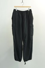 画像5: COMOLI (コモリ) シルクコットン 6Pパンツ [FADE BLACK] (5)