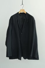 画像5: COMOLI (コモリ) シルクコットン ジャケット [FADE BLACK] (5)