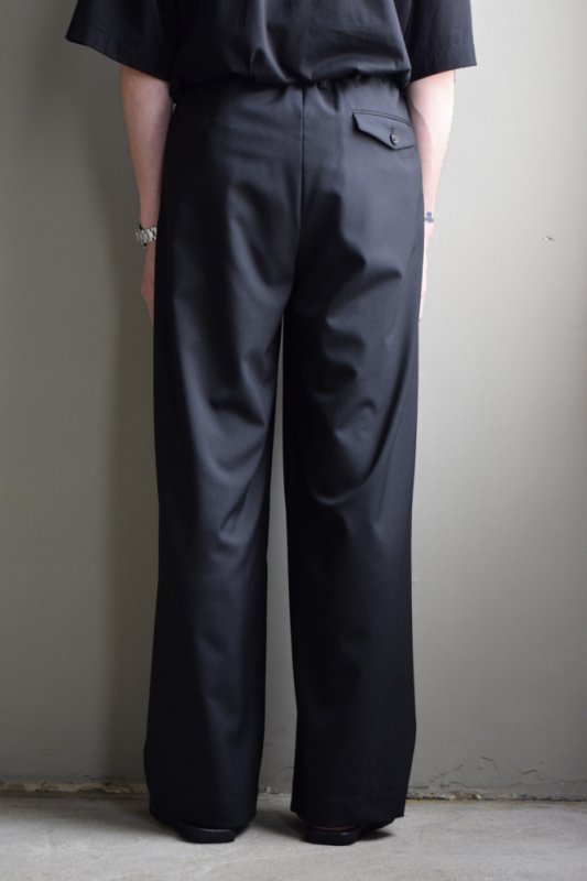 MARKAWARE (マーカウェア) Organic Wool 2/80 Tropical Triple Pleated