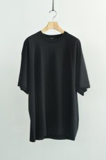 画像5: COMOLI (コモリ) コットンジャージ 半袖Tシャツ [BLACK] (5)