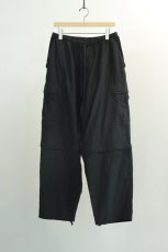 画像5: COMOLI (コモリ) リップストップ コンバーティブル 6Pパンツ [BLACK] (5)