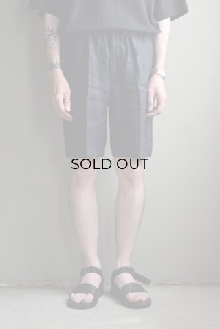 MARKAWARE (マーカウェア) Hemp Shirting Flat Tapered Easy Shorts