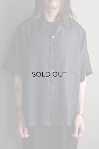 MARKAWARE (マーカウェア) Hemp Shirting New Open Collar S/S Shirt