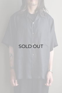 MARKAWARE (マーカウェア) Hemp Shirting New Open Collar S/S Shirt