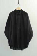画像5: COMOLI (コモリ) KHADI COMOLI SHIRT [BLACK] (5)