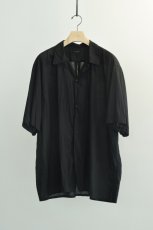 画像5: COMOLI (コモリ) COTTON MESH S/S T-SHIRT [BLACK] (5)