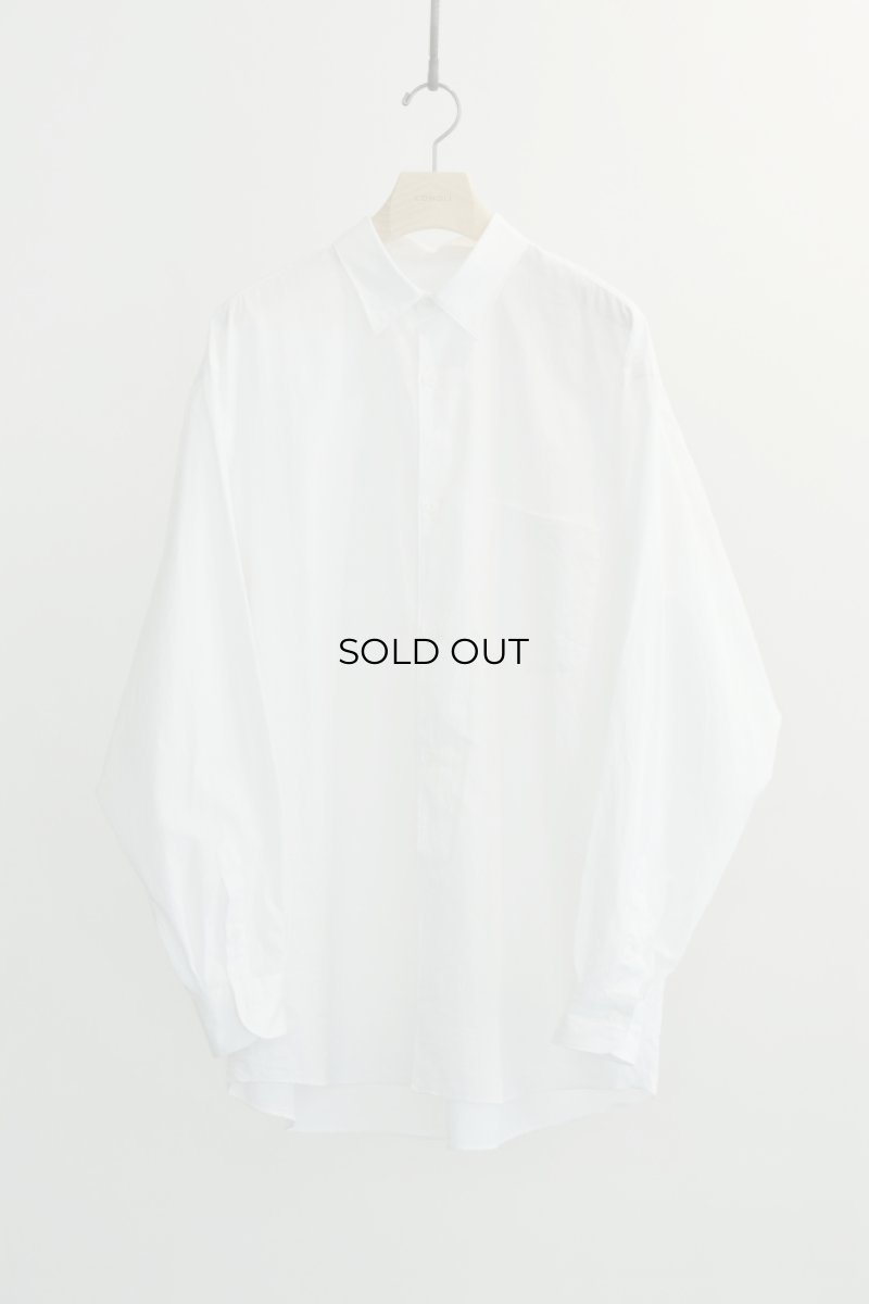 画像5: COMOLI (コモリ) COMOLI SHIRTS [WHITE] (5)