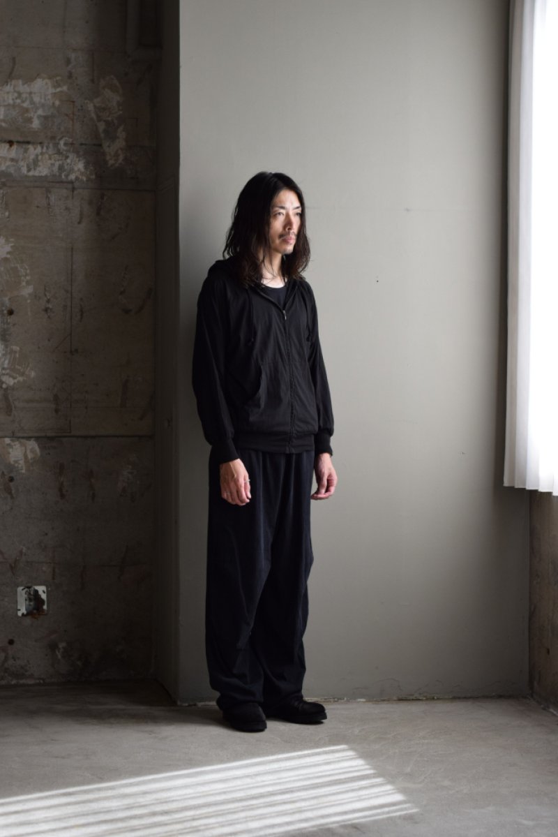 画像1: COMOLI (コモリ) THIN COTTON ZIP PARKA [BLACK]
