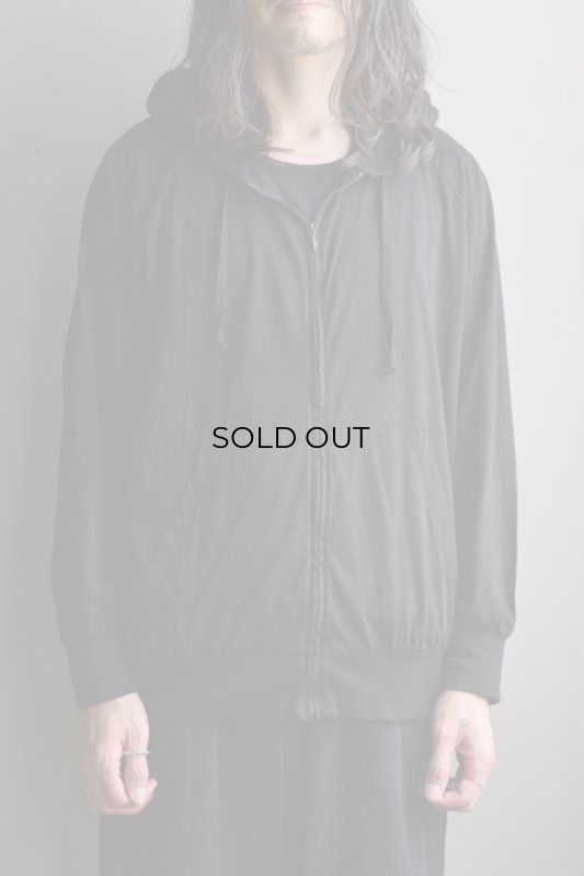 COMOLI (コモリ) THIN COTTON ZIP PARKA [BLACK]
