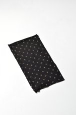 画像2: COMOLI (コモリ) THIN COTTON NECK WARMER [CROSS] (2)