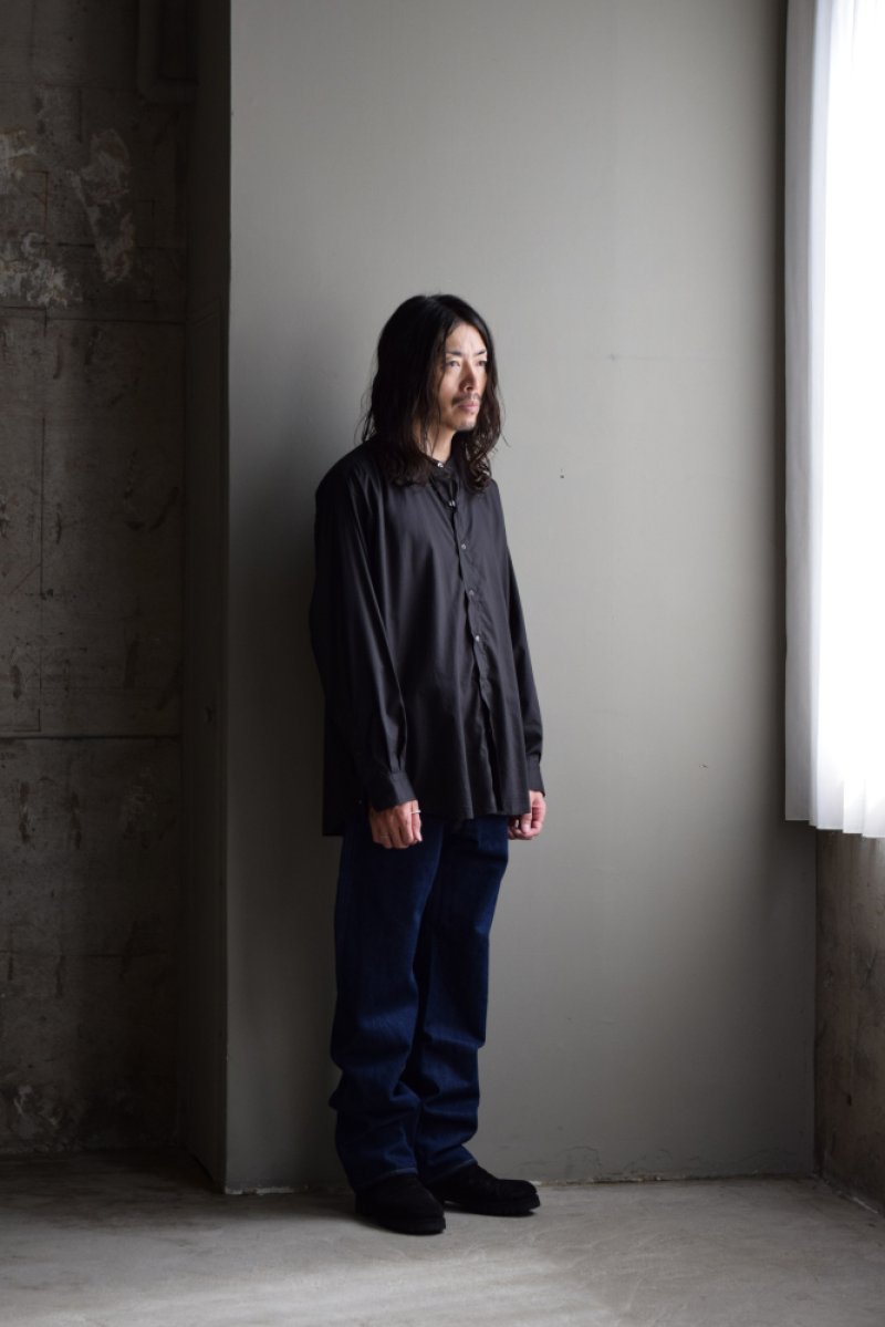 画像2: CIOTA (シオタ) Straight 5 Pocket Pants [Navy]