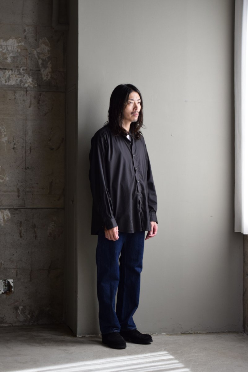 画像1: CIOTA (シオタ) Straight 5 Pocket Pants [Navy]