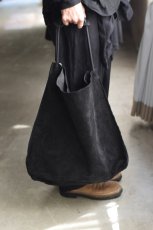 画像5: GUIDI (グイディ) HORSE REVERSE SHOPPER BAG [BLACK] (5)