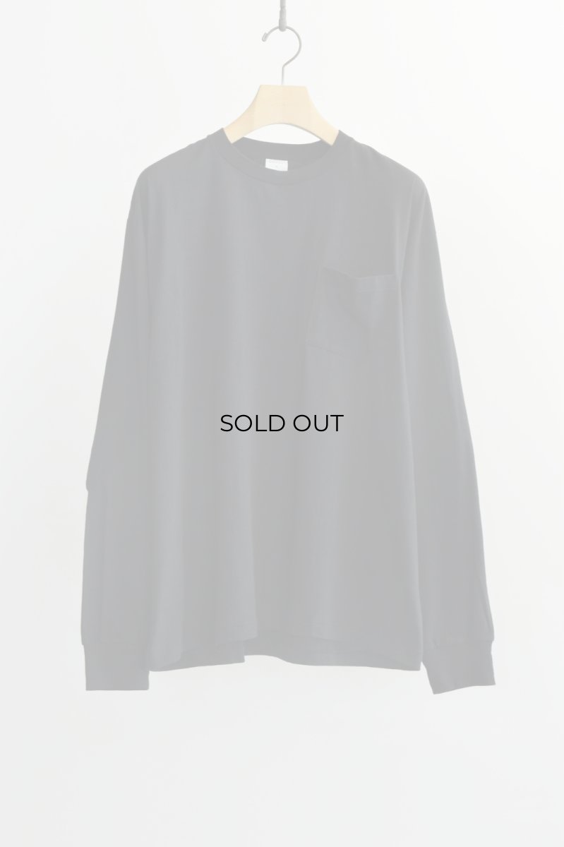画像5: COMOLI (コモリ) SURPLUS L/S T-SHIRT [BLACK] (5)