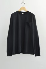 画像5: COMOLI (コモリ) SURPLUS L/S T-SHIRT [BLACK] (5)