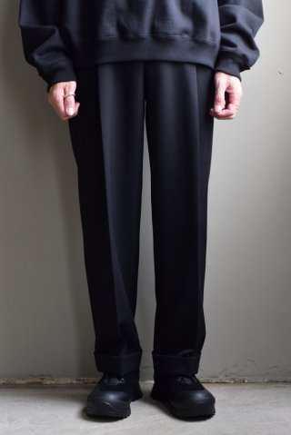 MARKAWARE (マーカウェア) Polwarth Tuxedo Cloth Double Pleated Semi