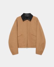 画像5: MARKAWARE (マーカウェア) Organic Cotton Duck  Worker Jacket [Natural Brown]  (5)