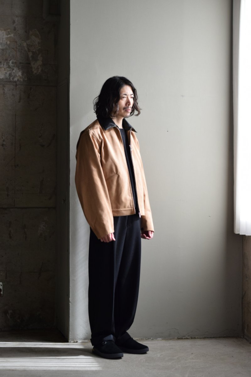 画像2: MARKAWARE (マーカウェア) Organic Cotton Duck  Worker Jacket [Natural Brown] 