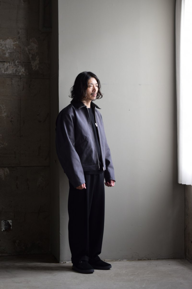 画像2: MARKAWARE (マーカウェア) Organic Cotton Duck  Worker Jacket [Charcoal] 