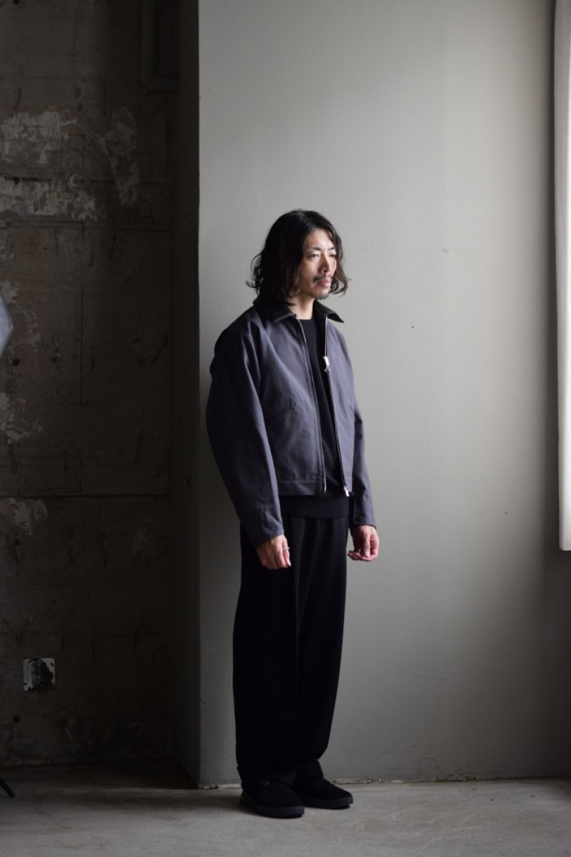画像1: MARKAWARE (マーカウェア) Organic Cotton Duck  Worker Jacket [Charcoal] 