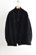 画像5: COMOLI (コモリ) VELVET JACKET [BLACK] (5)