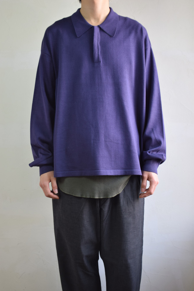 安い通販 【URU】ウル ベージュ 18AW ニットポロシャツ ニット/セーター