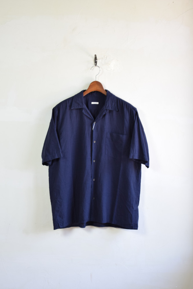 新品 COMOLI コモリ ベタシャン オープンカラーシャツ ネイビー 4 - シャツ