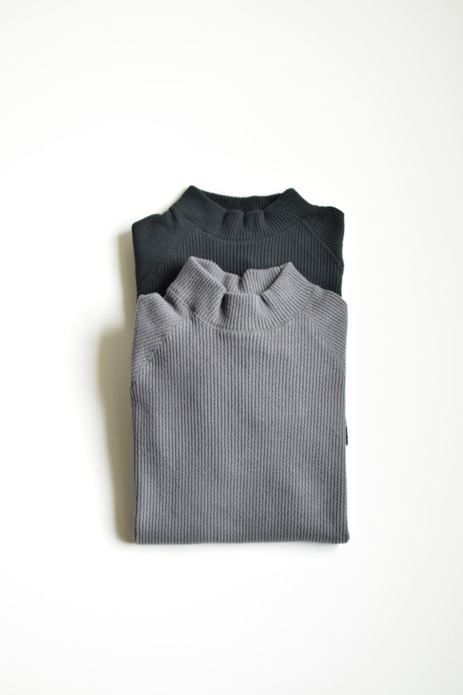 Sasquatchfabrix.(サスクワッチファブリックス) KNIT CORDUROY MOCKNECK 各色入荷しました。