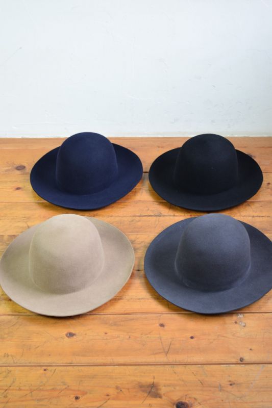 画像1: COMESANDGOES (カムズアンドゴーズ） 8cm BOYSCOUTS BOWLER HAT “PLAIN”  [4-colors] (1)