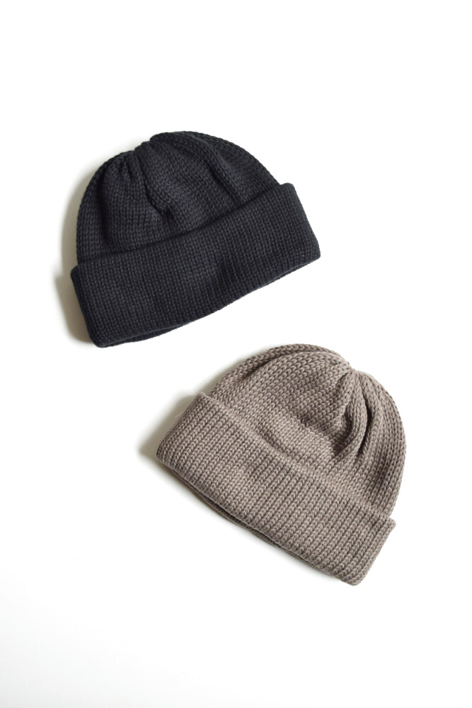 COMES AND GOES ビーニー ニット帽 黒 ウール | jarwan.com