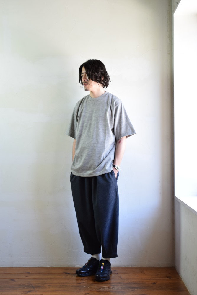 m's braque (エムズ ブラック) HARLEM PANTS [MIX NAVY]