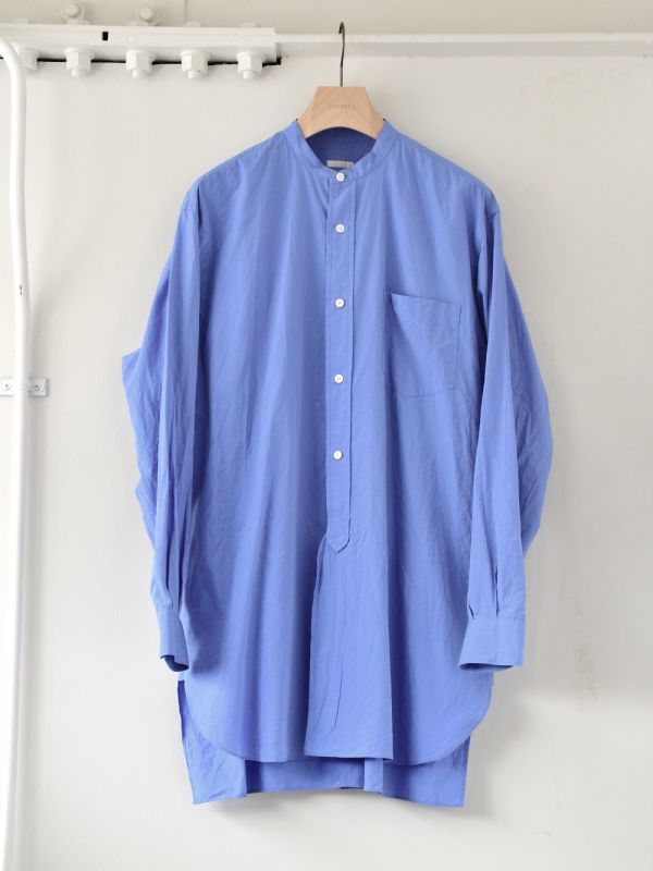 S人気ブランド値下げしました Comoli コモリ バンドカラーシャツ サックス サイズ1 シャツ メンズs 13 3 Www Epmhv Quito Gob Ec