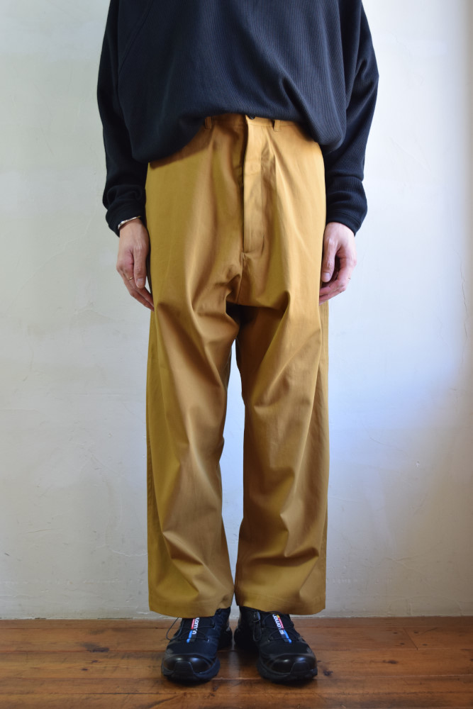 SALE】O-PROJECT (オー プロジェクト) REGULAR FIT TROUSERS COTTON