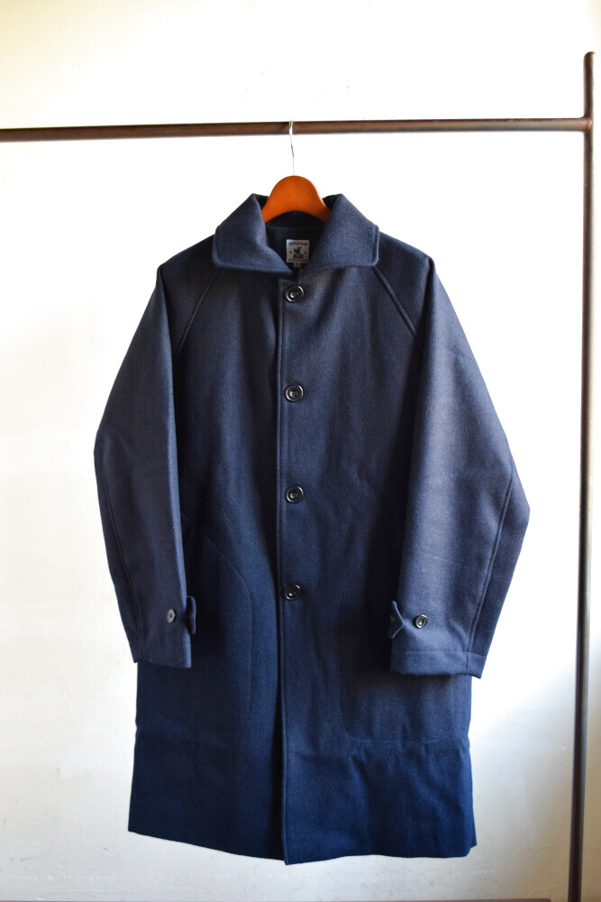 【定価85,800円】アーペントル　UTILE WOOL MELTON ネイビー