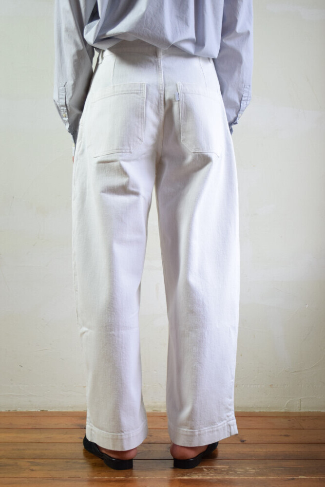 STUDIO NICHOLSON WHITE DENIM