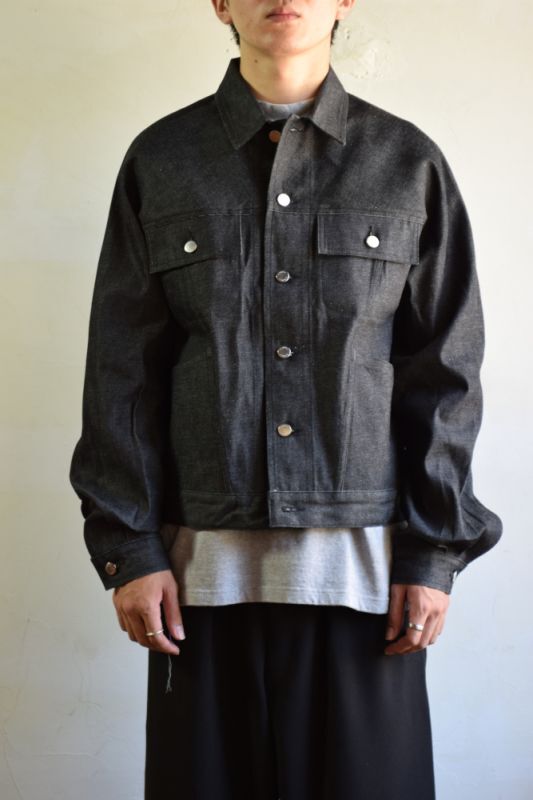 SALE】E.TAUTZ / DENIM JACKET [BLACK DENIM]