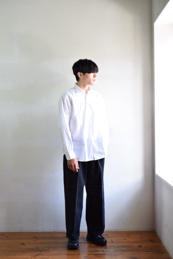 COMOLI (コモリ) コモリシャツ [WHITE]