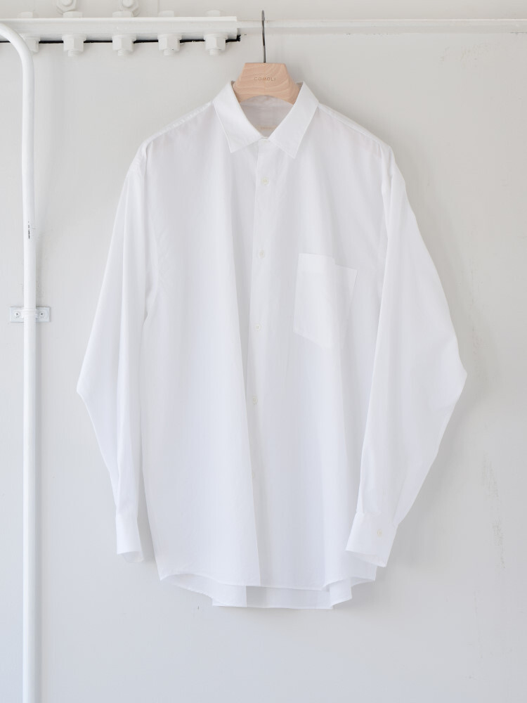 COMOLI (コモリ) コモリシャツ [WHITE]