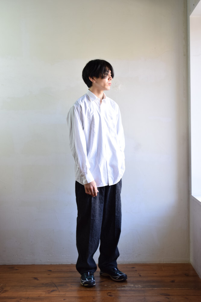 プレゼントを選ぼう！ 18AW カーキ COMOLI 深緑 コモリ オープンシャツ