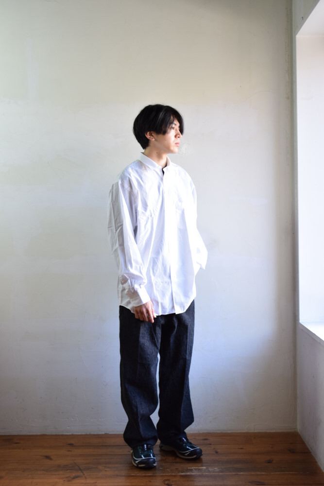 COMOLI (コモリ) コモリシャツ [WHITE]