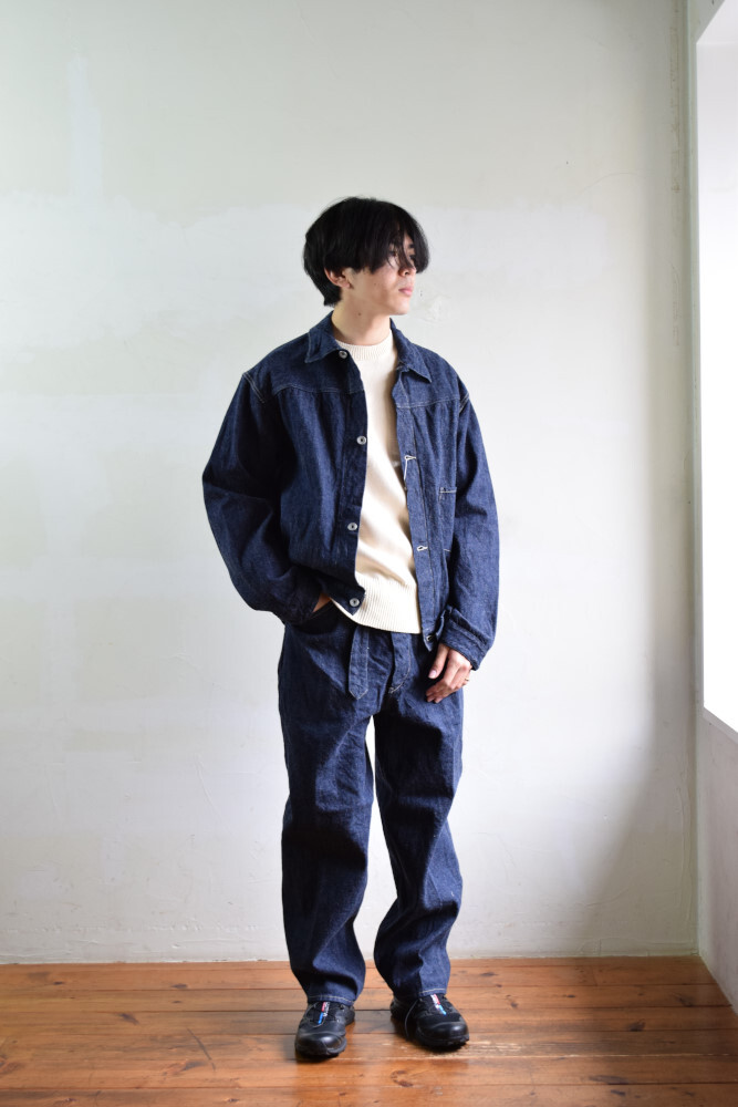 COMOLI デニム ジャケット サイズ 3 NAVY