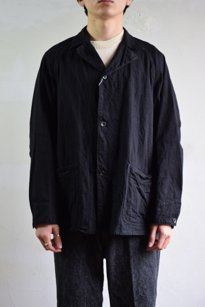 今月限定／特別大特価 comoli 23ss デニムワークジャケット Black