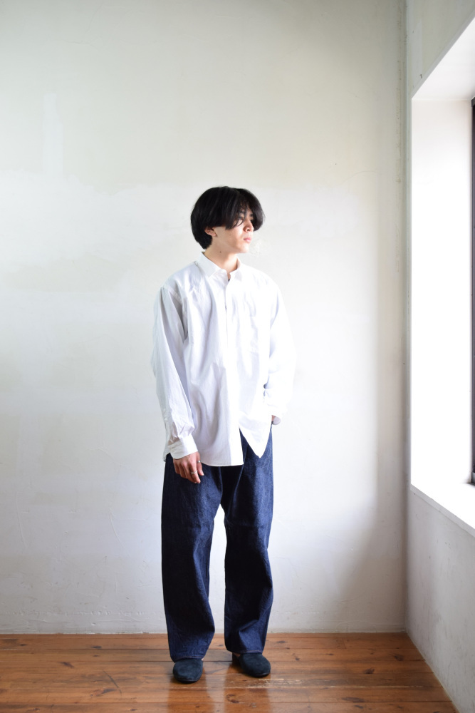 COMOLI (コモリ) デニム 5Pパンツ [NAVY]