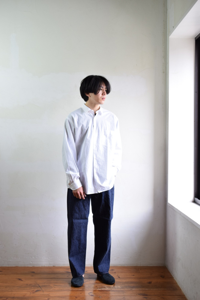 COMOLI (コモリ) デニム 5Pパンツ [NAVY]