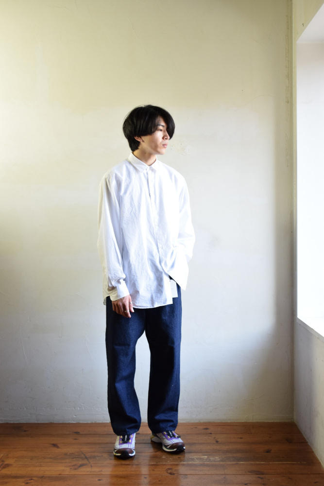 UNIVERSAL PRODUCTS (ユニバーサルプロダクツ) 1TUCK DENIM PANTS 213 