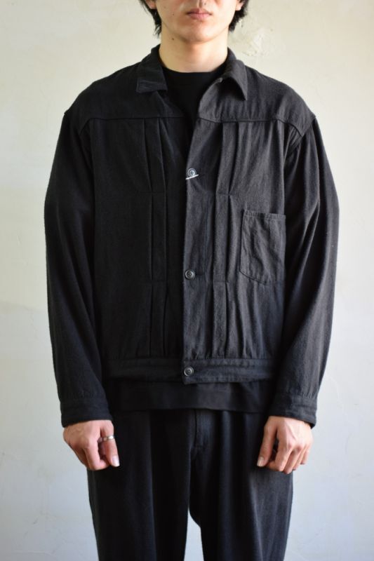 都内セレクトショップにて購入COMOLI (コモリ) シルクネップ TYPE-1st [BLACK]