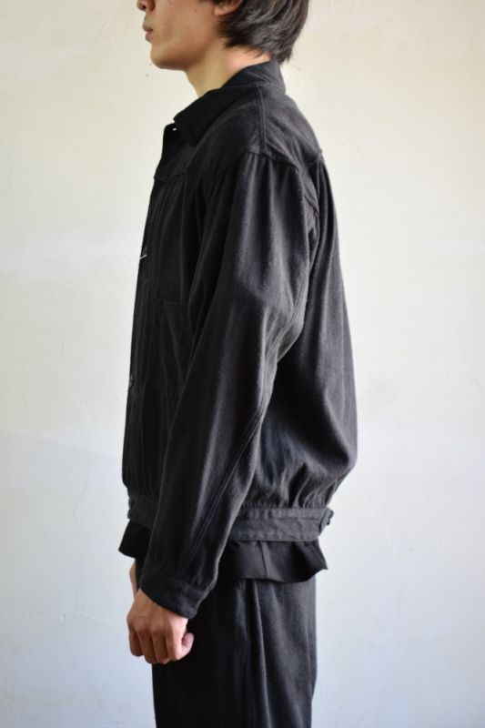 COMOLI (コモリ) シルクネップ TYPE-1st [BLACK]