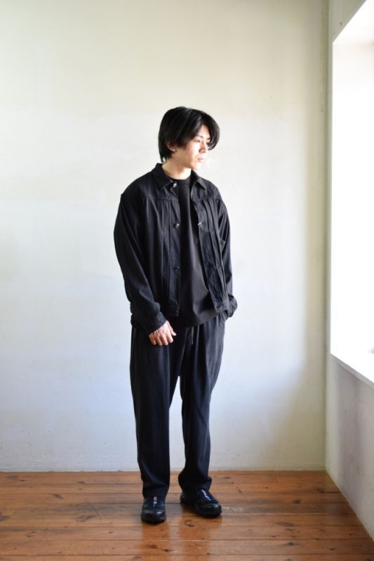 COMOLI (コモリ) シルクネップ TYPE-1st [BLACK]