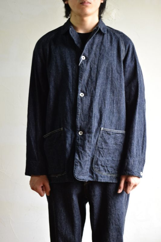 COMOLI コモリ デニム ワークジャケット [NAVY