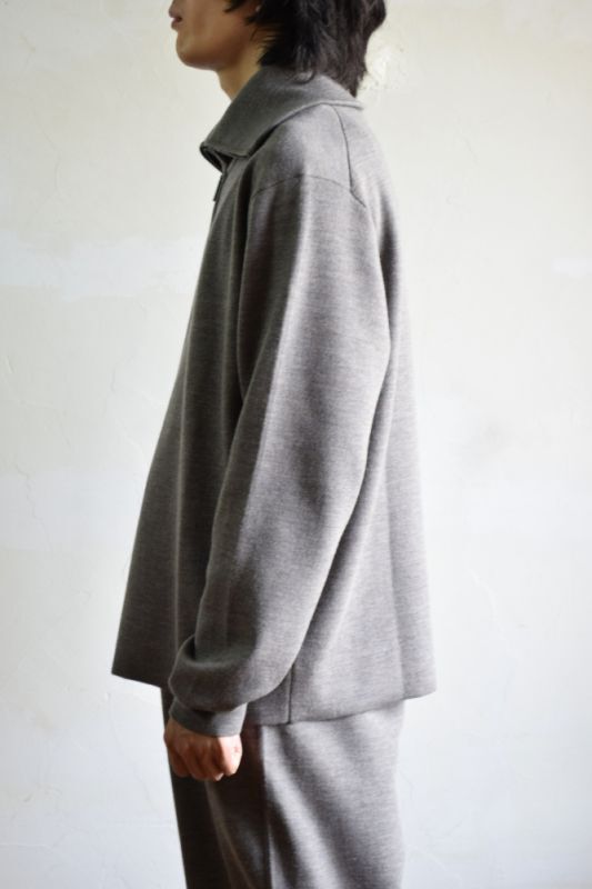 当店一番人気】 〈STUDIO NICHOLSON〉ハーフジップニット